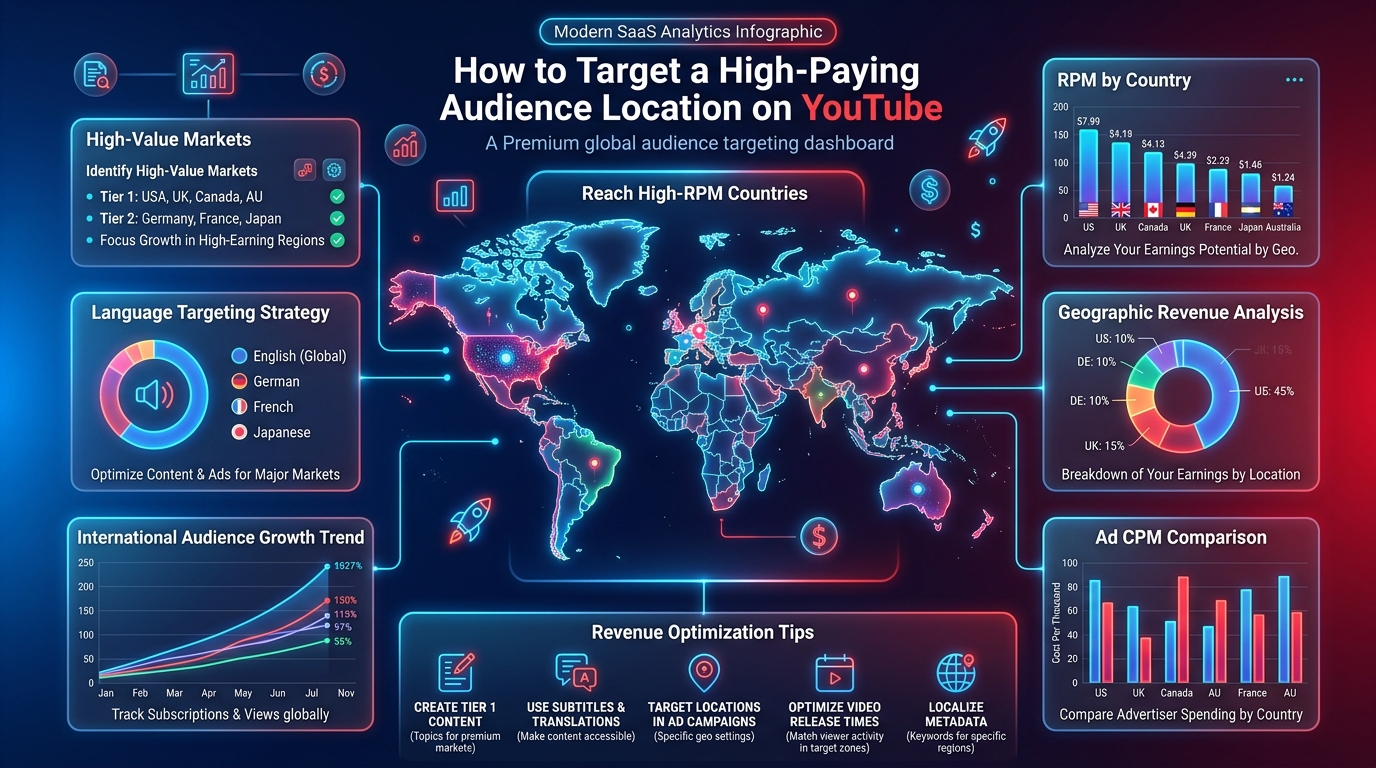 A digital world map showing network connections targeting North America and Europe.